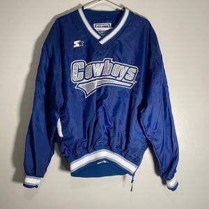 Vintage Starter Cowboys Pullover
